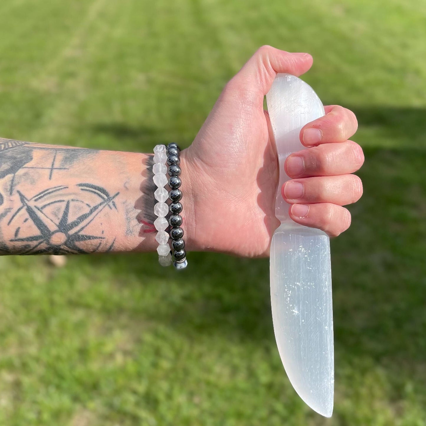 Couteau Rituel Sélénite - Classique