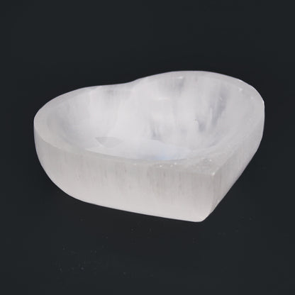 Bol Coeur Sélénite - 10cm