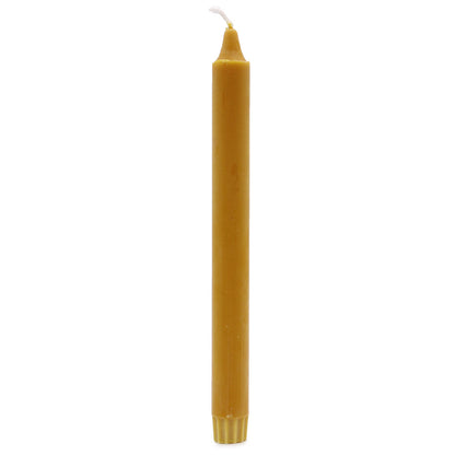 Bougie Dîner Pure Cire Naturelle 25x2.3 - Jaune