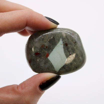 Grandes Pierres Roulées Africaines  - Bloodstone - Sephtonite