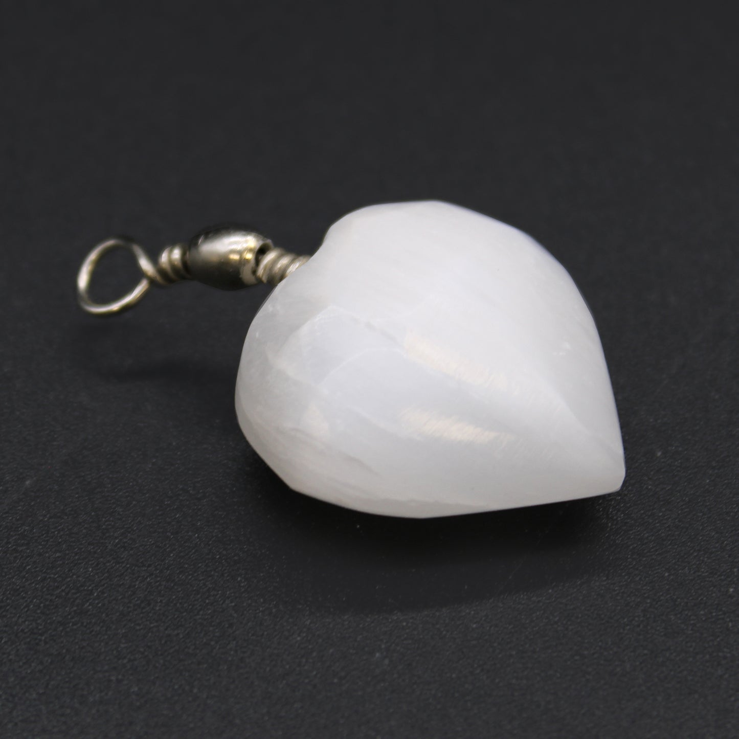 Pendentif Coeur Sélénite