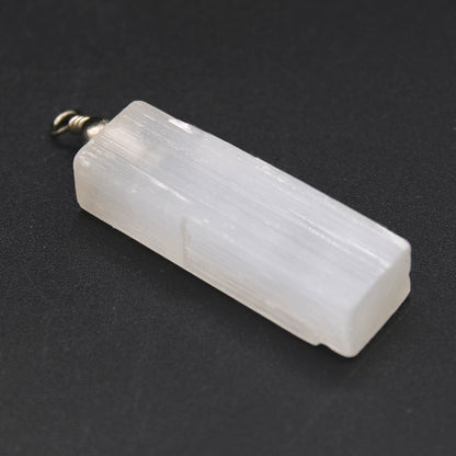 Pendentif Sélénite Naturelle