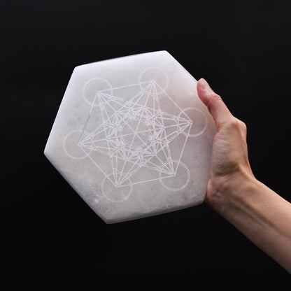 Grande Plaque de Charge Hexagonale 18cm - Direction & Décision