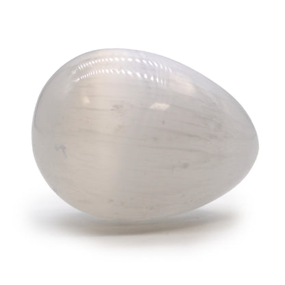 Pierre de Sélénite Polie - Oeuf 5-6 cm
