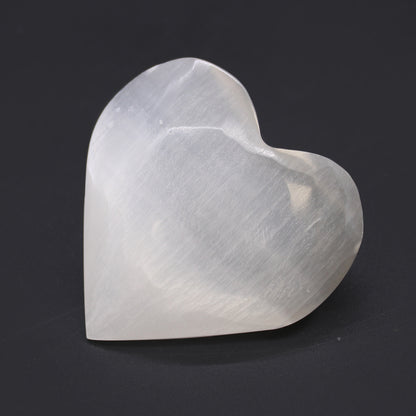 Coeur Sélénite - 7-8cm