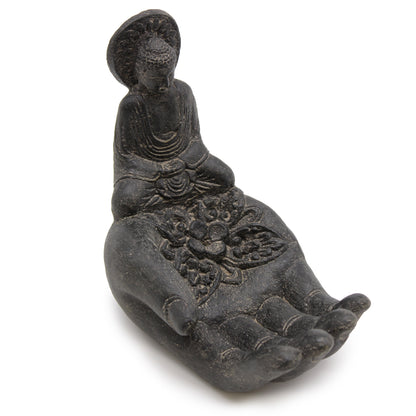Brûleur d'Encens Bouddha & Main (noir)
