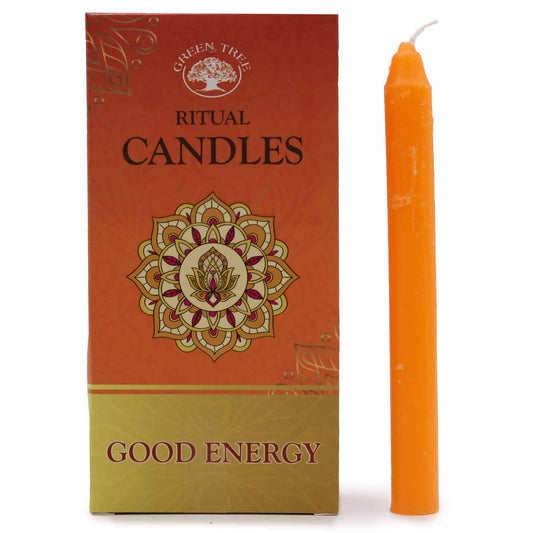 Lot de 10 Bougies de Sortilège - Bonne Energie