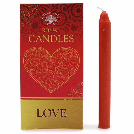Lot de 10 Bougies de Sortilège - Amour