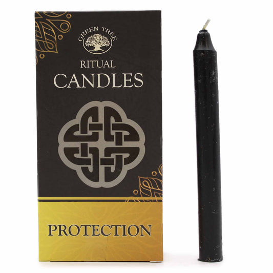 Lot de 10 Bougies de Sortilège - Protection
