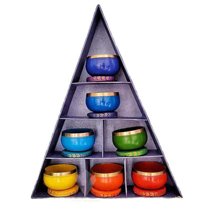 Coffret Cadeau Bols Chantants - Chakra Pyramide