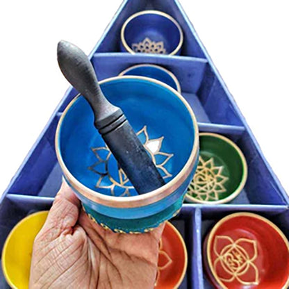 Coffret Cadeau Bols Chantants - Chakra Pyramide