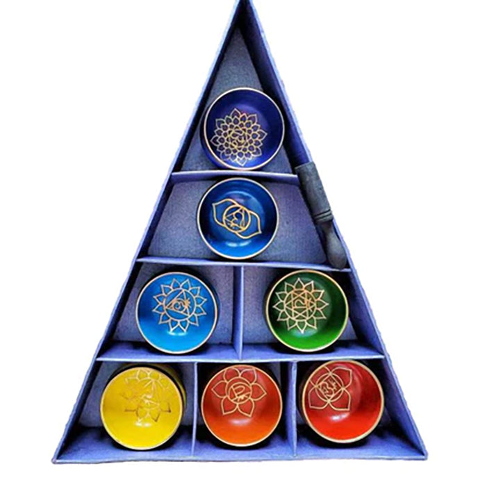 Coffret Cadeau Bols Chantants - Chakra Pyramide