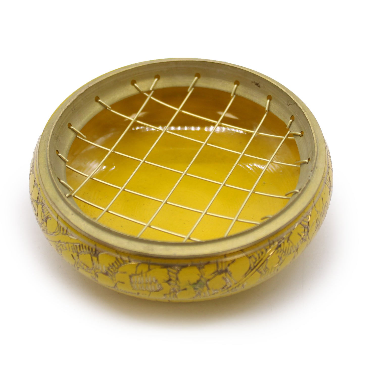 Brûleur d'Encens pour Charbon de Bois- Chakra - Plexus Solaire