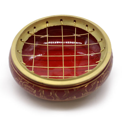 Brûleur d'Encens pour Charbon de Bois - Chakra - Racine
