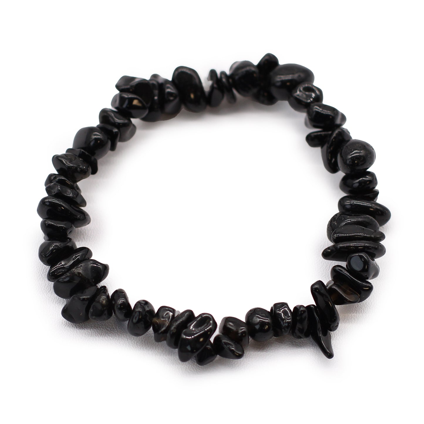 Bracelet en  Éclat de Pierre - Agate Noire