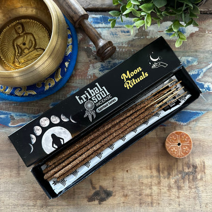 Encens Spirituel Tribal Soul et Support en Céramique - Rituel de la Lune