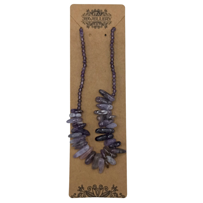 Collier de Pierres Précieuses - Amethyste