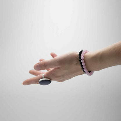 Bracelet de Manifestation en Pierres Précieuses - Améthyste - Calme