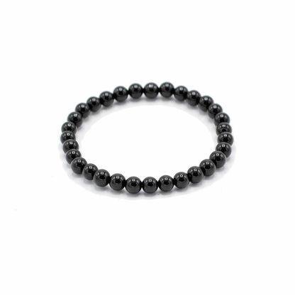 Bracelet de Manifestation en Pierres Précieuses- Agate Noire – Protection