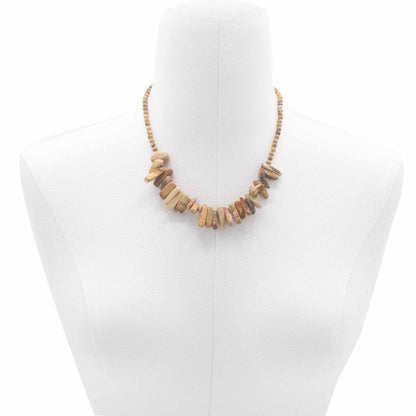 Collier de Pierres Précieuses - Jaspe Map