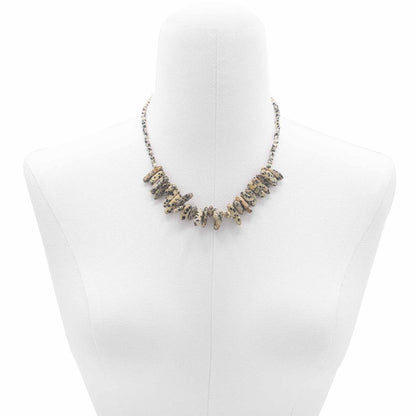 Collier de Pierres Précieuses - Pierre de Dalmatie