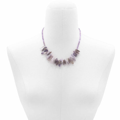 Collier de Pierres Précieuses - Amethyste