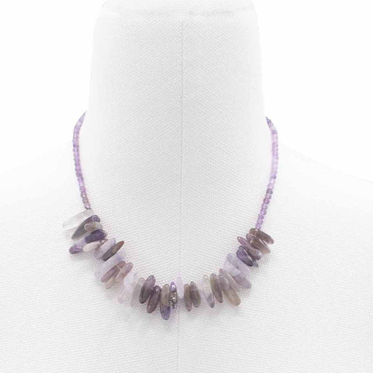 Collier de Pierres Précieuses - Amethyste