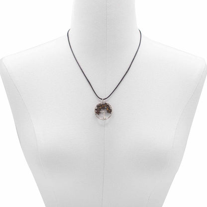 Pendentif Arbre de Vie - Œil de Tigre
