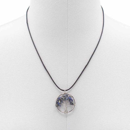 Pendentif Arbre de Vie - Sodalite
