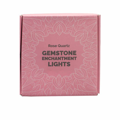 Lumières d'Enchantement en Pierres Précieuses - Quartz Rose
