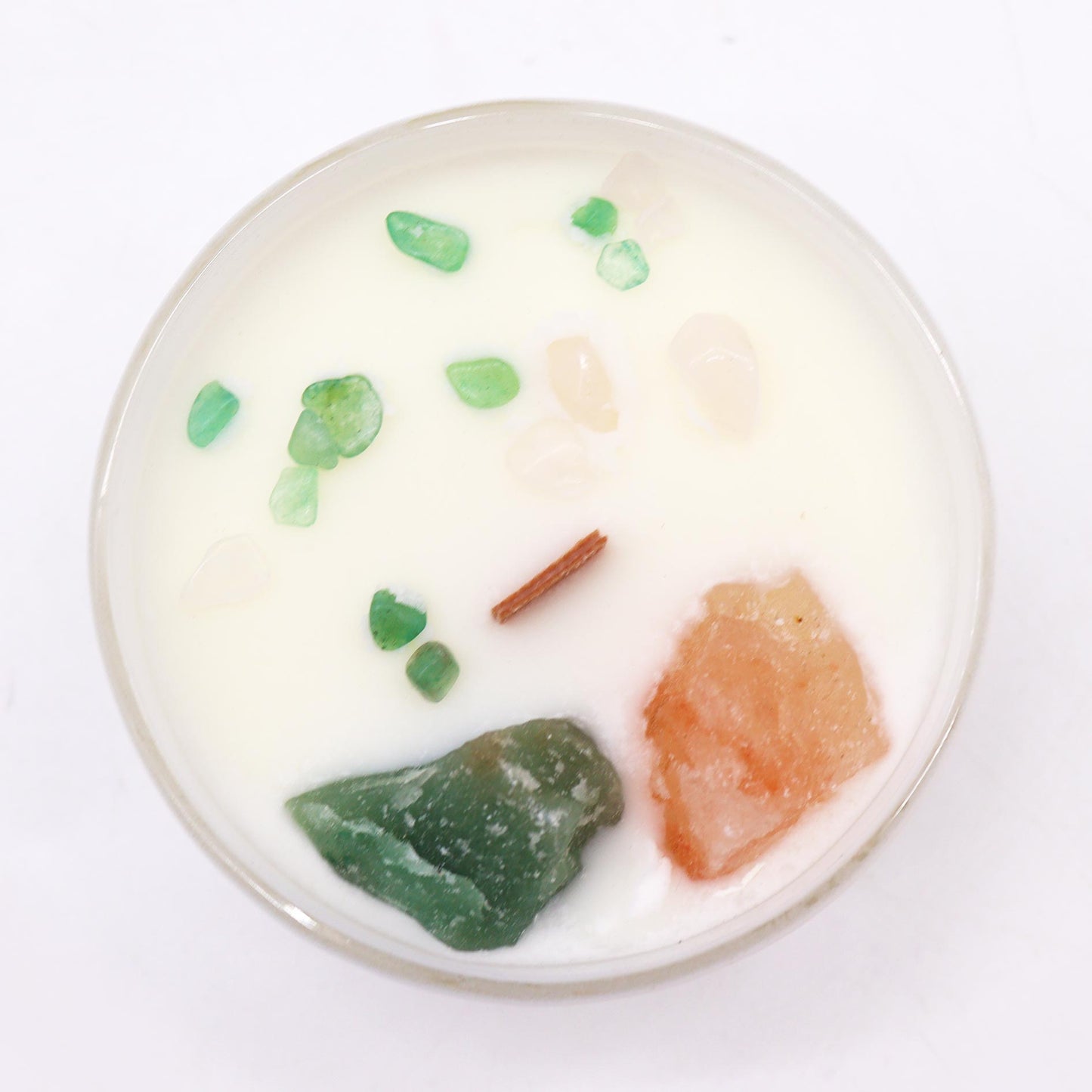 Bougie Chakra de Cristal  - Chakra du Cœur