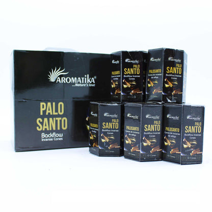 Paquet de 10 Cônes d'Encens Masala à Refoulement - Palo Santo