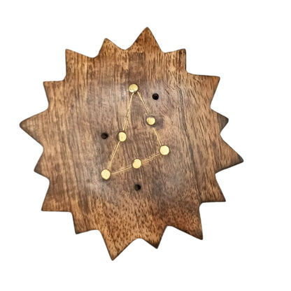 Set de Brûleurs d'Encens Gravés et en Laiton - Sun