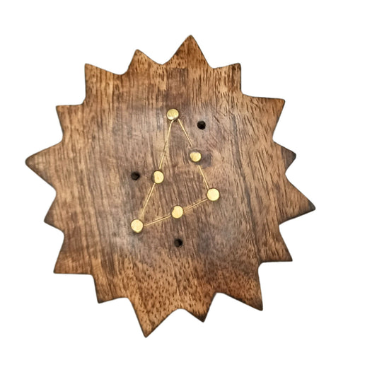 Set de Brûleurs d'Encens Gravés et en Laiton - Sun