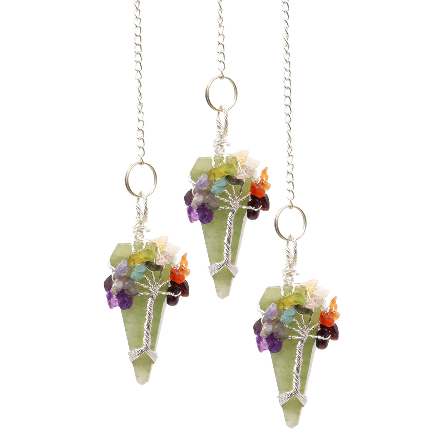 Pendule Magique - Sept Chakras - Aventurine