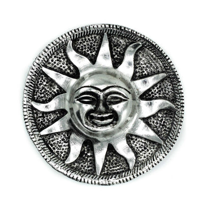 Porte-Encens Soleil en Aluminium Poli 9m