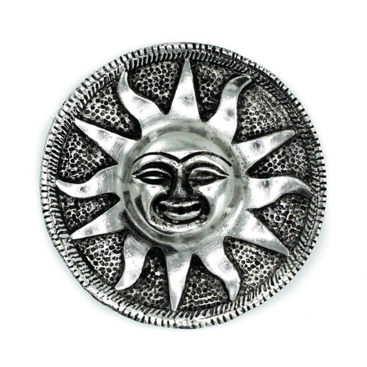 Porte-Encens Soleil en Aluminium Poli 9m