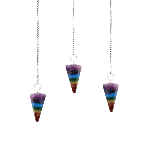 Pendules Pendule Chakra Style 7 Tranches
