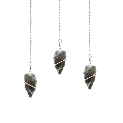 Pendule en Pierres Brutes - Agate Mousse