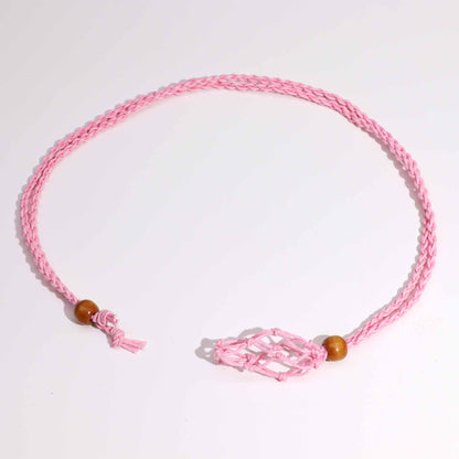 Cordon de Collier Pour Pierres Précieuses et Cristal 45cm/18inch - Rose