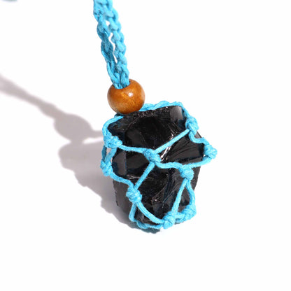 Cordon de Collier Pour Pierres Précieuses et Cristal 45cm/18inch - Bleu