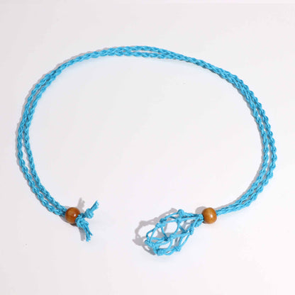Cordon de Collier Pour Pierres Précieuses et Cristal 45cm/18inch - Bleu