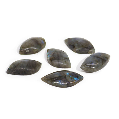 Pierres Feuilles de Labradorite de Madagascar (environ 13-20 g 40-50 mm)