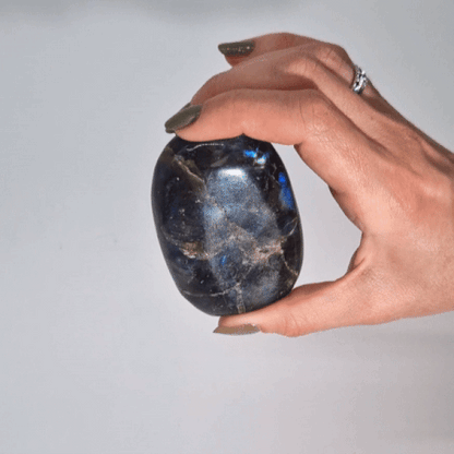 Pierres Tombales en Labradorite de Madagascar (environ 80-168g 40-60mm)