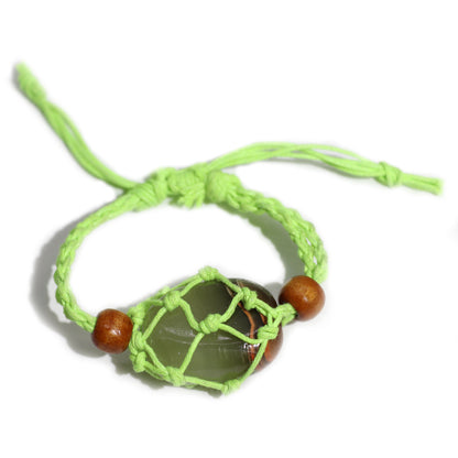 Bracelet en Cristal et Pierres Précieuses 20-28cm/7.8-11inch - Vert