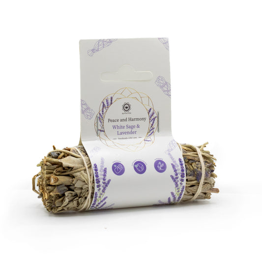 Sauge Bâton - Blanche & Lavande 10 cm