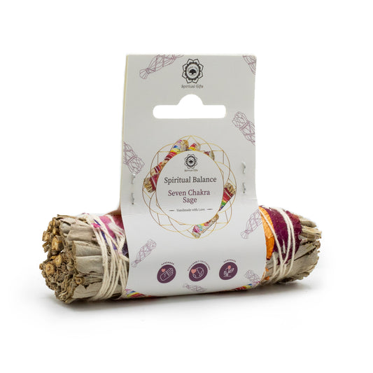 Fagot Bâton - 7 Chakra Sauge blanche 10cm