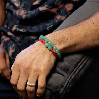 Bracelets Double Puissance avec Pierres Précieuses - Jade