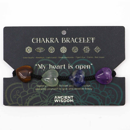 Bracelets Chakra Corde - Cœurs