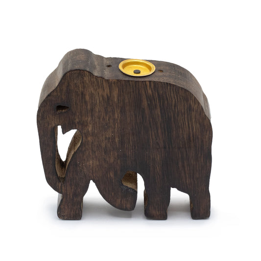 Porte-Cône et Bâton d'Encens Éléphant